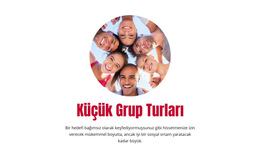 Küçük Grup Turları - Web Sitesi Tasarım Şablonu