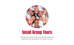Small Group Tours - Customizable Professional WordPress Theme