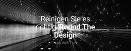 Reinigen Sie Es Rund Um Das Design Premium-Vorlage