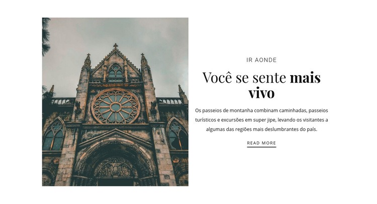 Viaje ativamente conosco Template CSS