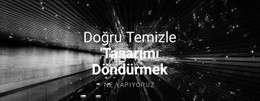 Tasarımın Etrafında Temizleyin Için Özel HTML5 Şablonu