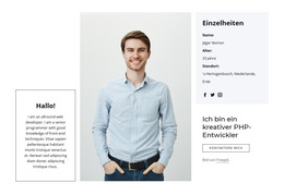 Ich Erstelle Anwendungen Und Websites - HTML-Seitenvorlage