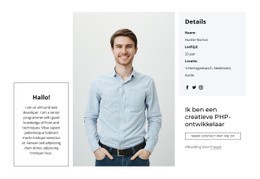 Ik Maak Applicaties En Websites - HTML5-Paginasjabloon