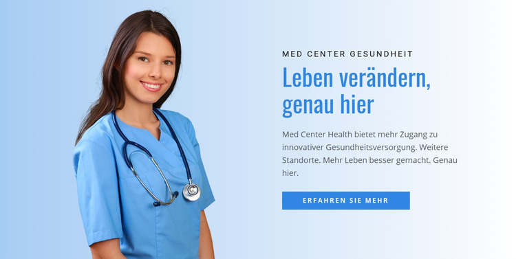 Gesundheits- und Entgiftungszentrum HTML-Vorlage