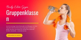 TRX Tabata Bootcamp - Kostenlose Website-Vorlage