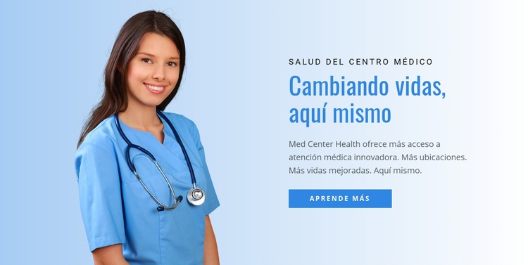 Centro de salud y desintoxicación Plantillas de creación de sitios web