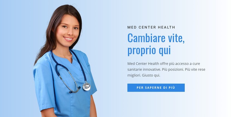 Centro salute e disintossicazione Modello HTML5