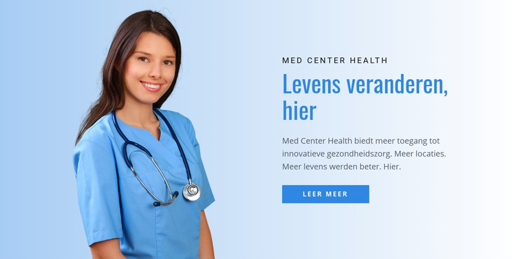 Gezondheid & detox centrum WordPress-thema