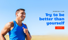 Try To Be Better - Free Download One Page Template