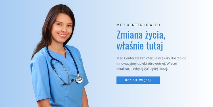 Centrum zdrowia i detoksykacji Kreator witryn internetowych HTML