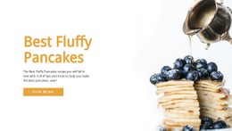 Free CSS For Best Fluffy Pancakes