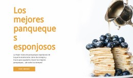 Los Mejores Panqueques Esponjosos - Página De Destino De Arrastrar Y Soltar