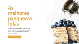 O Melhor Design De Site Para As Melhores Panquecas Fofas