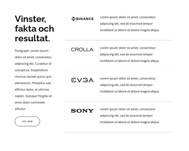 Ditt företag är unikt, liksom dina behov av digital marknadsföring HTML-mall