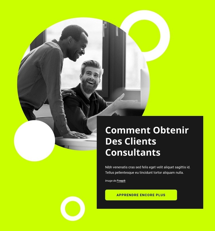 Diversité, équité et inclusion Maquette de site Web