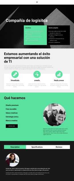 Soluciones Logísticas: Plantilla De Página HTML