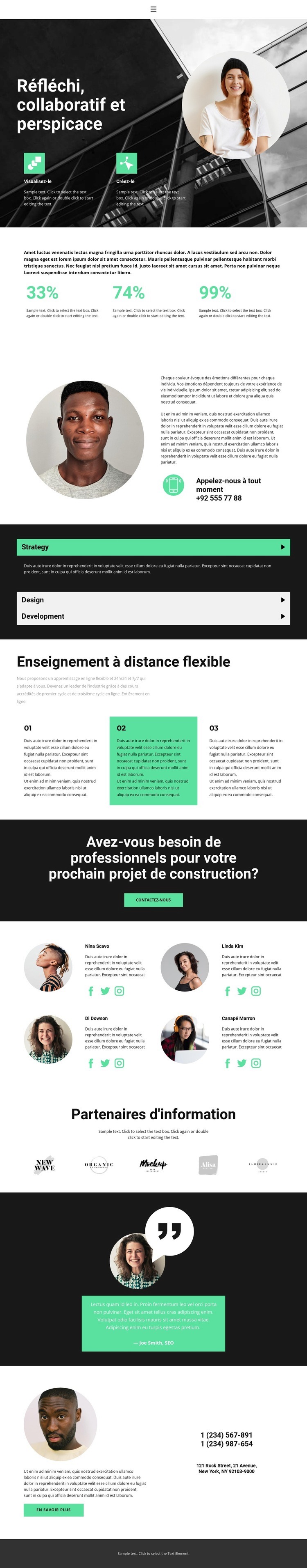 Approche polyvalente Conception de site Web