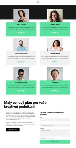 Pomocný Tým - Šablona Pro Vývoj Webu