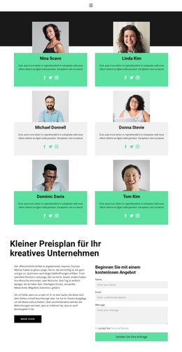 Hilfe-Team – Responsive Website-Vorlage