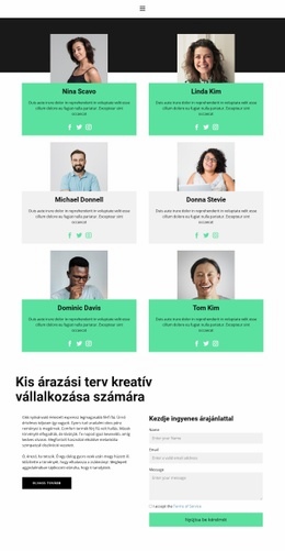 Segítő Csapat – Reszponzív Webhelysablon