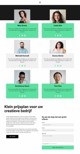 Hulpteam - Gratis Website Van Één Pagina