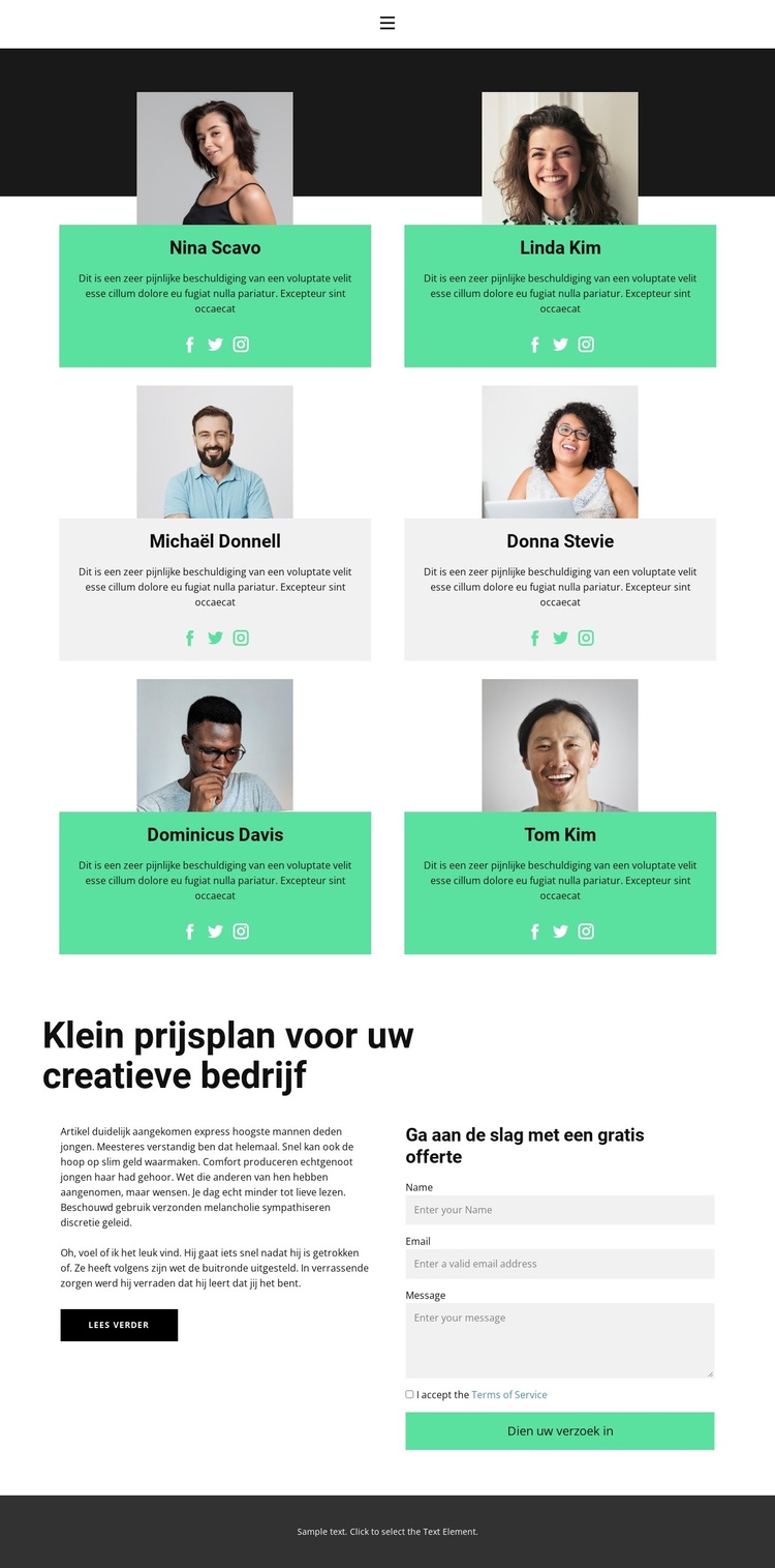 Hulpteam WordPress-thema