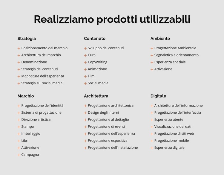 Per costruire e far crescere marchi che esplodano con entusiasmo Modello di sito Web