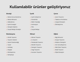 Heyecanla Dolu Markalar Yaratmak Ve Büyütmek - HTML Sayfası Şablonu