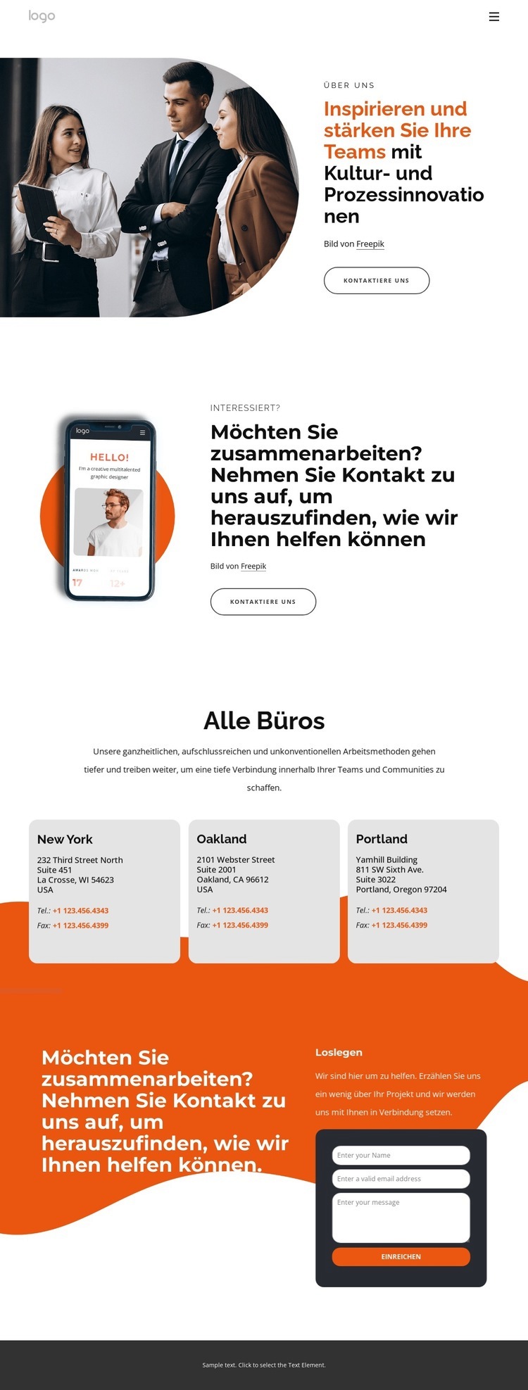 Produktbasierte strategische Lösungen Website design