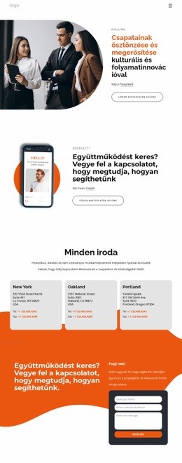 Termék Alapú Stratégiai Megoldások – Mobilwebhely-Sablon