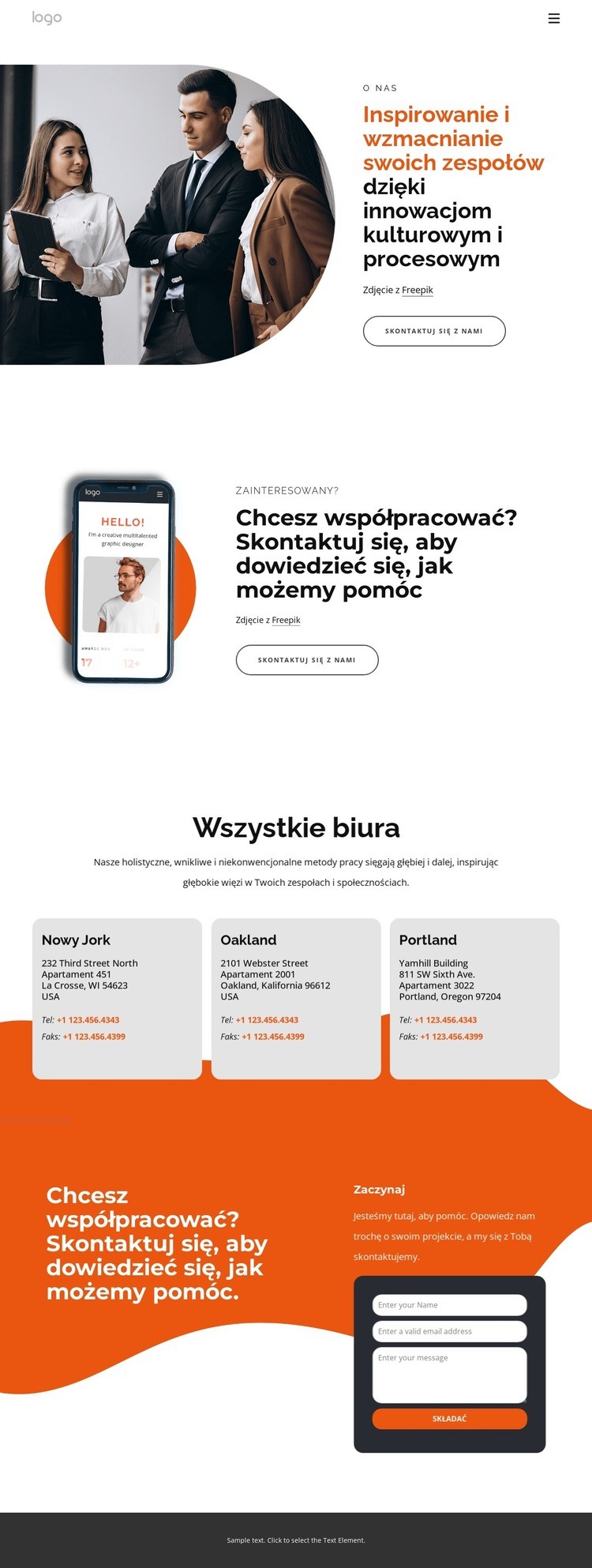 Rozwiązania strategiczne oparte na produktach Szablon HTML5