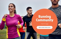 Responsive HTML5 For Running Comminity