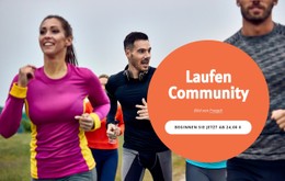 Responsive HTML5 Für Laufgemeinschaft