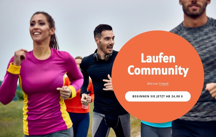 Laufgemeinschaft Joomla Vorlage