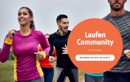 Laufgemeinschaft – Website-Builder-Vorlage