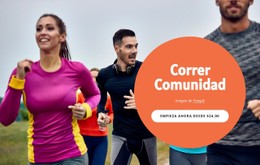 HTML5 Responsivo Para Comunidad Corriendo