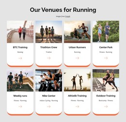 Our Venues For Running