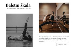 Klasická Baletní Škola – Webová Šablona HTML