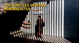 Design Minimaliste – Modèle Gratuit