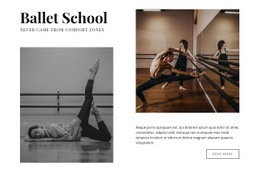 Klasszikus Balettiskola - HTML Builder