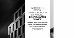 Inspirierendes Design - Moderne Joomla-Vorlage