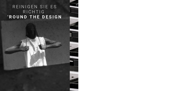 Design- und Dekorationsstudio Website-Vorlage