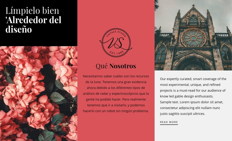 Redondea el diseño Plantillas de creación de sitios web