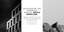 Design Inspirant : Modèle De Site Web Simple