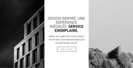 Design Inspirant – Thème WordPress Génial