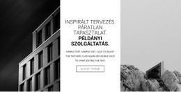 Inspiráló Design - Egyszerű Webhelysablon