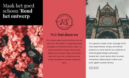 Gratis Online Sjabloon Voor Rond Het Ontwerp Af