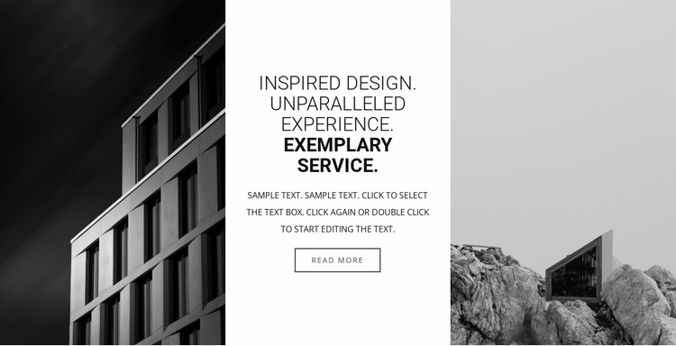Inspirational design Website Mockup