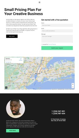 Find us on the map - CSS Template by Nicepage