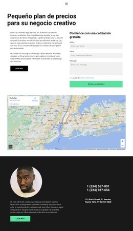 Plantilla HTML5 Exclusiva Para Encuentranos En El Mapa